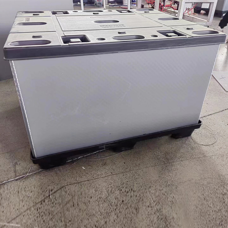 Cutie logistică pliabilă cu panou celular hexagonal, etanșă la apă și umezeală, din PP, cu rezistență înaltă