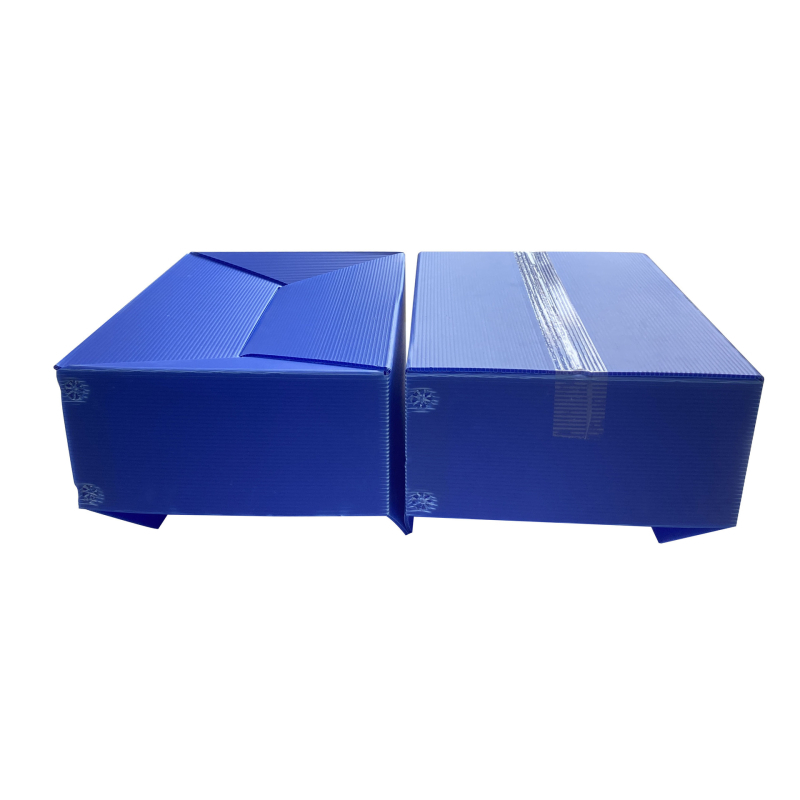 Cutie turnover din plastic PP pentru depozitare, grosimea pereților 5 mm, personalizare la comandă, imprimare logo disponibilă