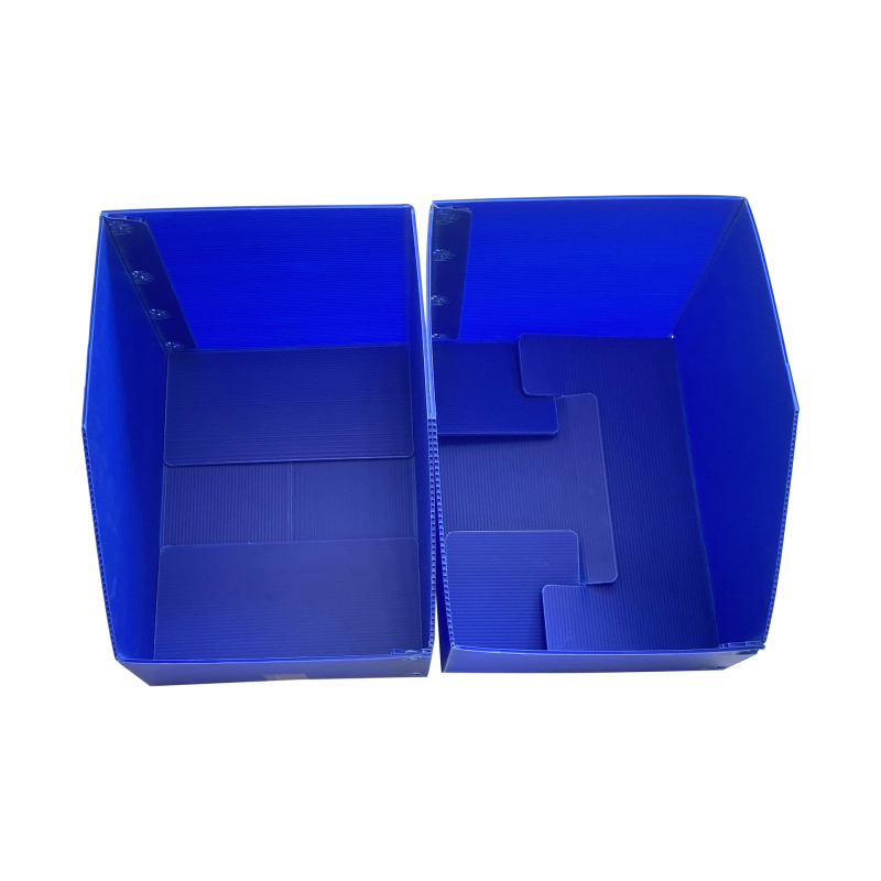 Cutie turnover din plastic PP pentru depozitare, grosimea pereților 5 mm, personalizare la comandă, imprimare logo disponibilă