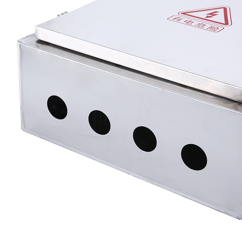 Външен водоустойчив стенен шкаф за разпределение от неръждаема стомана, IP65, размери 500x400x180, персонализируеми вериги, шкаф за превключване/мрежа