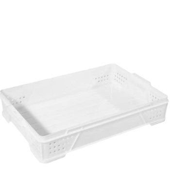 Правоъгълна пластмасова кутия за оборот и сортиране — водоустойчива и влагозащитена, инжекционно формована, стенна дебелина 2,5 мм, товароподемност 20–120, персонализируема