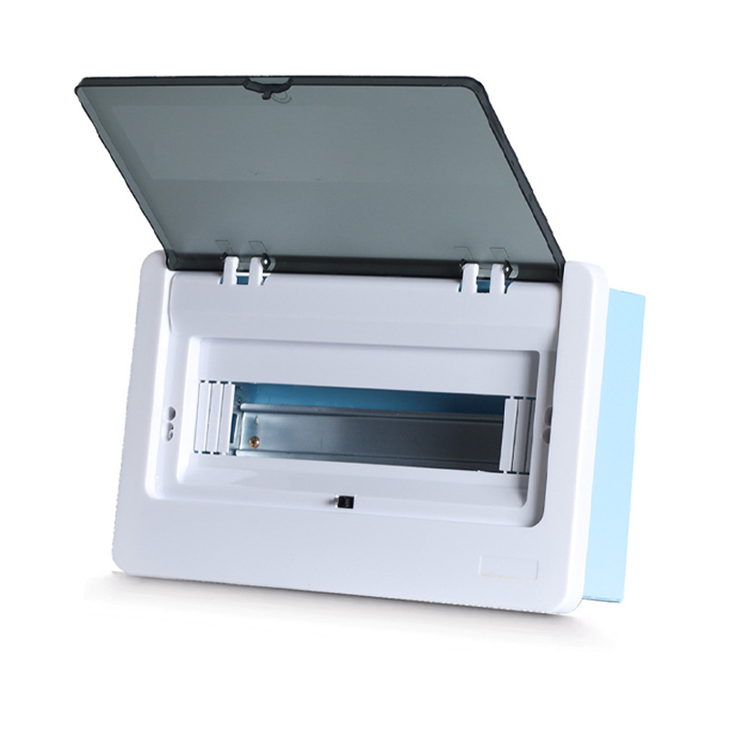 Скрита монтажна разпределителна кутия за ел. табло с автоматични прекъсвачи, пластмасова водо- и прахоустойчива кутия