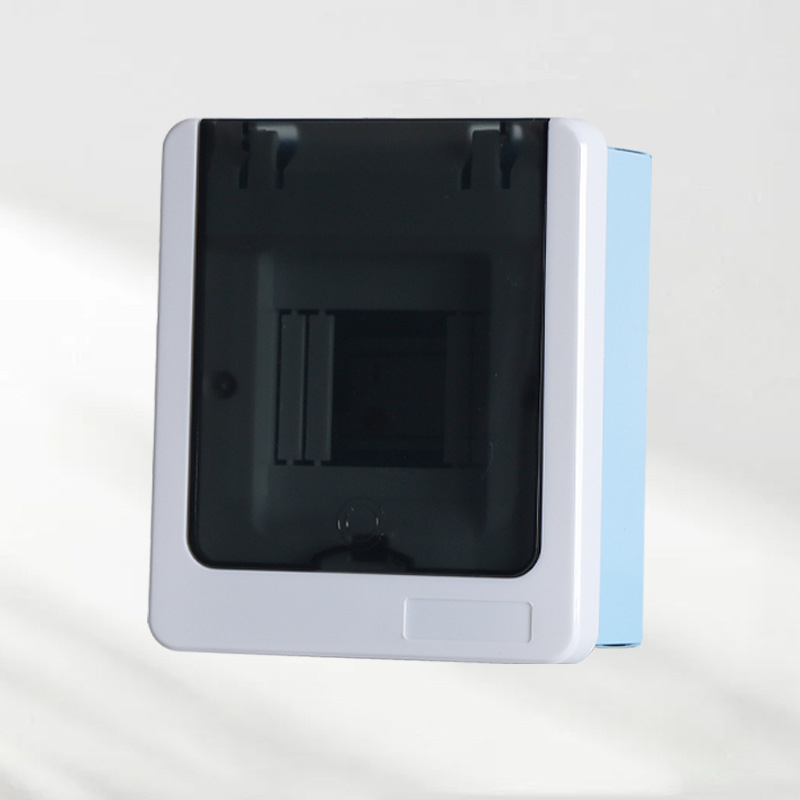 Скрита монтажна разпределителна кутия за ел. табло с автоматични прекъсвачи, пластмасова водо- и прахоустойчива кутия