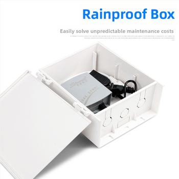 Κουτί τροφοδοσίας CCTV, πλαστικό περίβλημα, εξωτερικά αδιάβροχο και ανθεκτικό στη σκόνη, πόρτα με πλευρικό άνοιγμα, 800A ονομαστικό ρεύμα