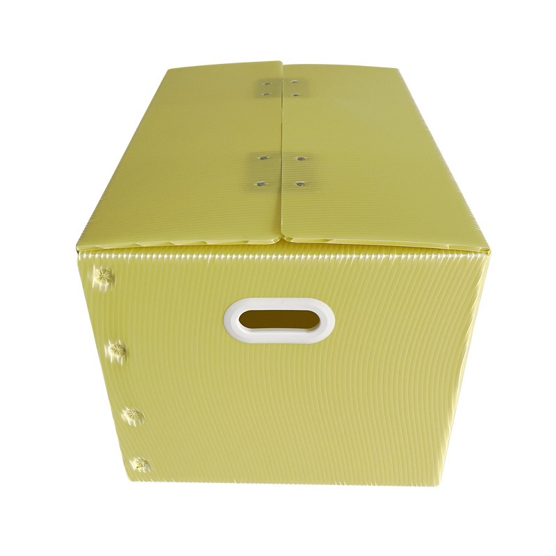 Cutie turnover din plăci goale PP pentru piese auto — impermeabilă, rezistentă la uzură, antistat, cu înaltă rezistență