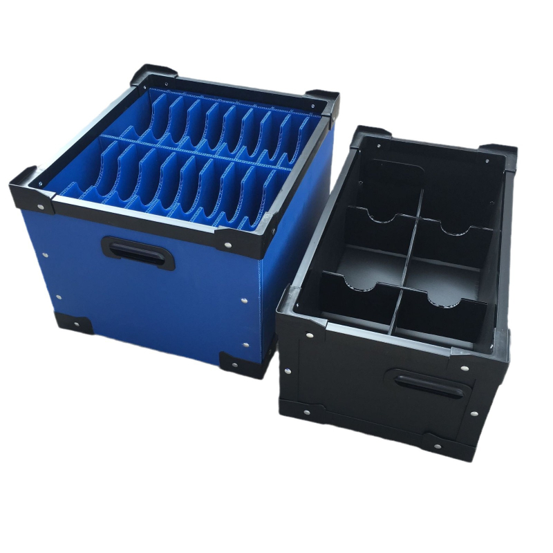 Cutie turnover din PP cu placă goală, schelet cu cadrul, pereți 5–10 mm, dimensiuni interioare/exterioare personalizabile, capacitate de încărcare 50–100 kg