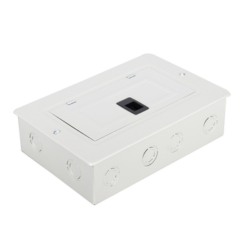 Cutie de distribuție pentru 36 circuite, montaj încastrat, cu două rânduri, curent nominal 63 A, carcasă ABS, capac din PC