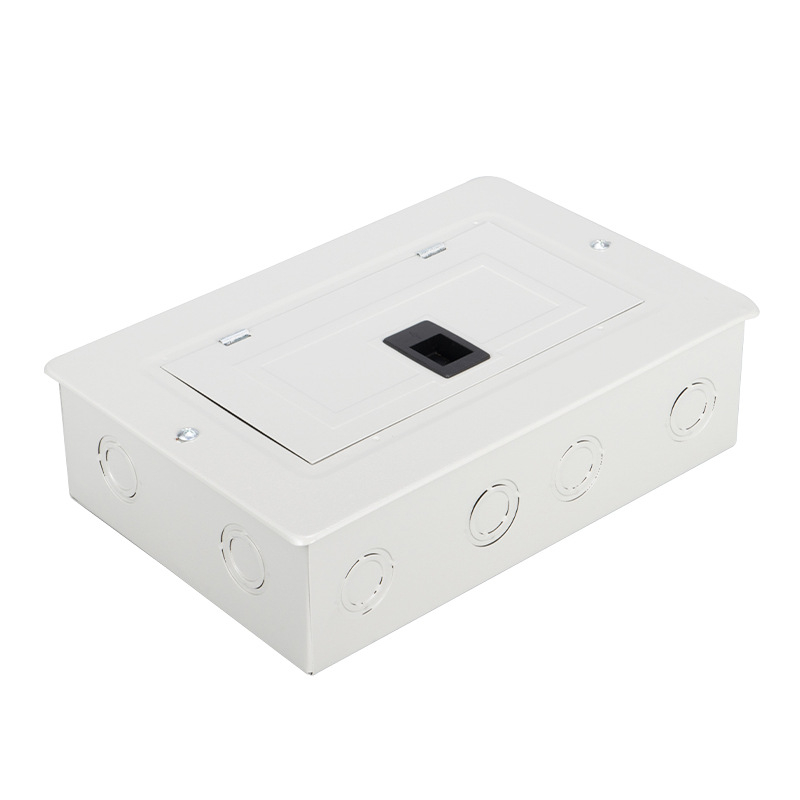 Cutie de distribuție pentru 36 circuite, montaj încastrat, cu două rânduri, curent nominal 63 A, carcasă ABS, capac din PC