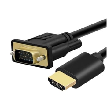 HDMI–to–VGA adapterkaabel PS4, sülearvutile, monitorile ja projektorile — Amila