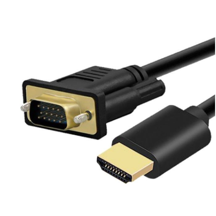 HDMI–to–VGA adapterkaabel PS4, sülearvutile, monitorile ja projektorile — Amila