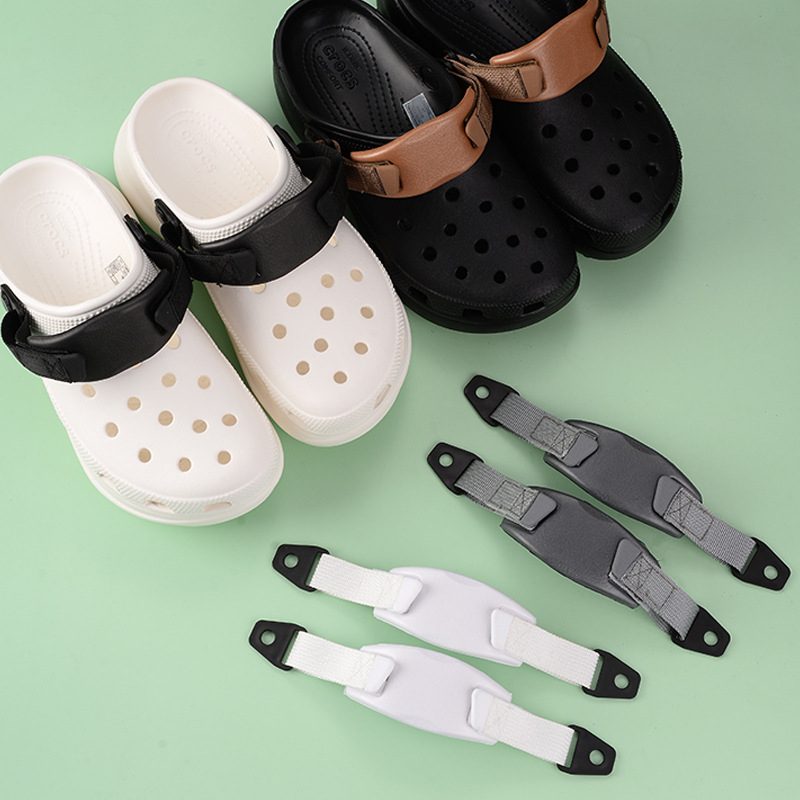 Hyun-Chi casual klompe od platna s odvojivim stražnjim remenom i Velcro dizajnom za vezivanje, za sve sezone (dužina vezice 23 cm)