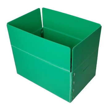 Cutie de depozitare din PP plastic, impermeabilă și rezistentă la umezeală, reutilizabilă, pereți 1,5–5 mm și greutate 0,8–5 kg; personalizare disponibilă