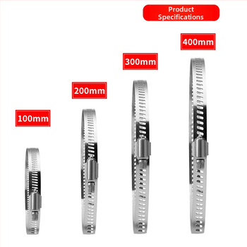 304 nerezovej oceli throat clamp, Yu Yong, určený pre domáce a inžinierske použitie, možnosti prispôsobenia