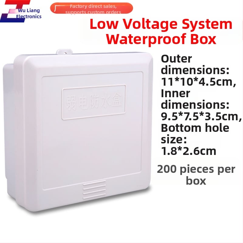 Vonkajšia vodotesná skrinka pre nízke napätie, model zl-small, značka Volume/Zou'liang