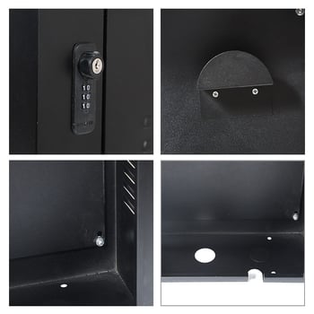 Защитна кутия за зарядна колона за външна употреба, корпус от желязо, стенен монтаж, серия Enxiang