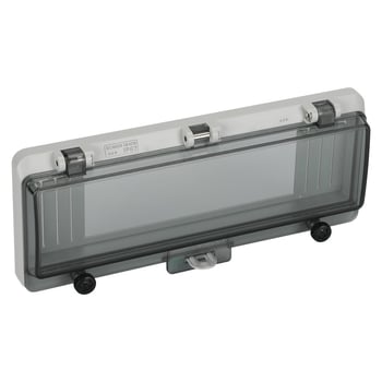 Водоустойчива защитна кутия за превключватели и прибори, PC корпус, IP67, 2–18 секции, 1–3 реда, горен и долен монтаж, серия Lezhizhou