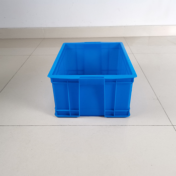 Cutie turnover industrială din HDPE cu capac, impermeabilă, 21 L capacitate, grosime perete 3 mm, turnare prin injecție