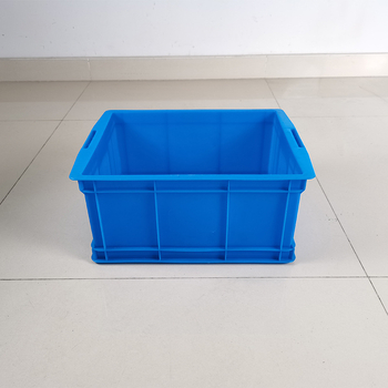 Cutie turnover industrială din HDPE cu capac, impermeabilă, 21 L capacitate, grosime perete 3 mm, turnare prin injecție