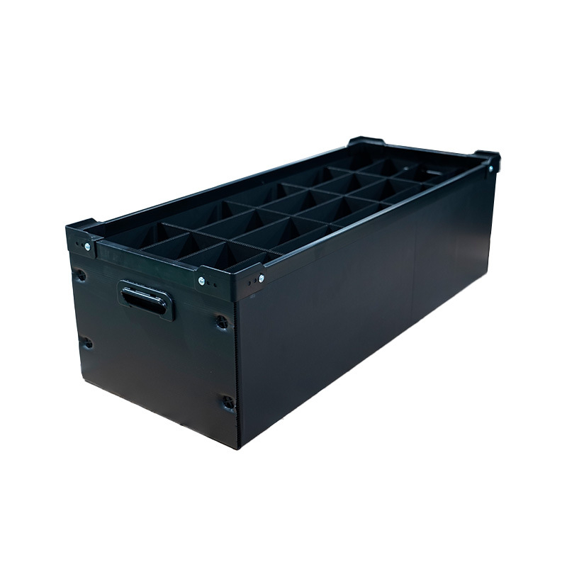 PP πλαστικό κουτί μεταφορών από κενά πάνελ για ηλεκτρονικά εξαρτήματα, αντιστατικό, υψηλής αντοχής, αδιάβροχο και ανθεκτικό στη φθορά, με προσαρμοζόμενες εσωτερικές και εξωτερικές διαστάσεις