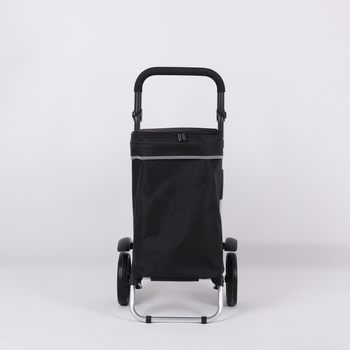 Сгъваема домашна количка за пазаруване, преносима двуколелна количка, Oxford cloth, товароподемност 200