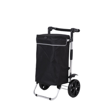 Сгъваема домашна количка за пазаруване, преносима двуколелна количка, Oxford cloth, товароподемност 200