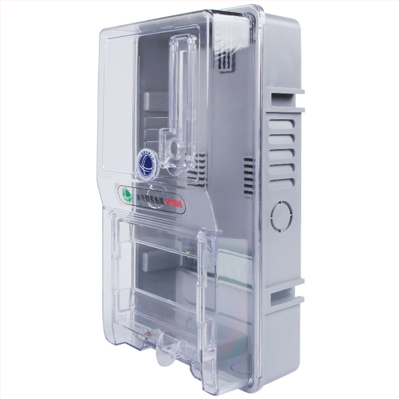 Еднофазен ABS шкаф за електромер с PC капак, повърхностно монтиран, IP20, 63A