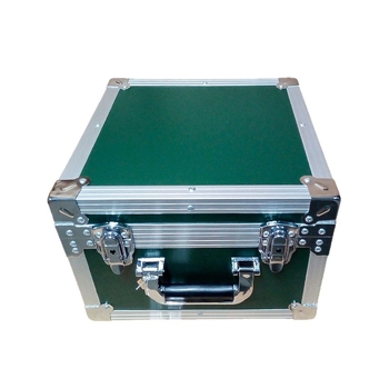 Alumínium ötvözetű flight case, hordozható berendezés-tok, 50 kg teherbírás, ütés- és vízálló, orvosi és laboratóriumi eszközökhöz