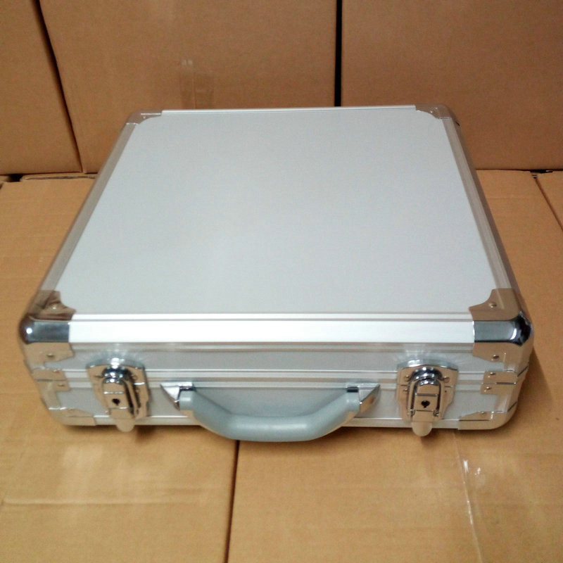 Alumínium ötvözetű flight case, hordozható berendezés-tok, 50 kg teherbírás, ütés- és vízálló, orvosi és laboratóriumi eszközökhöz