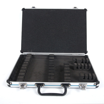 Alumínium ötvözetből készült szállító tok felszerelésekhez, ütésálló, vízálló, görgős kivitel