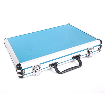 Alumínium ötvözetből készült szállító tok felszerelésekhez, ütésálló, vízálló, görgős kivitel