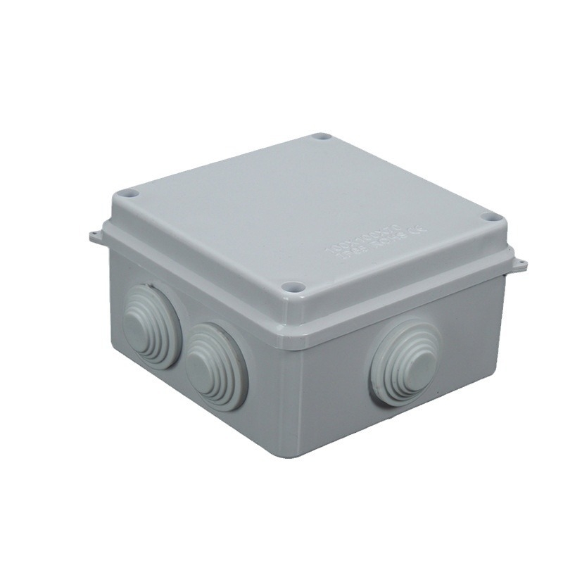 Водоустойчива кутия за свързване, IP65; ABS корпус; 6 превключвателя; 63A (вътрешен и външен монтаж)