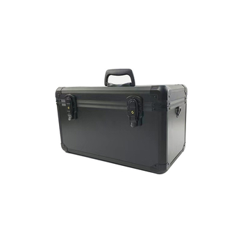 Alumínium ötvözetű repülőtáska eszközökhöz, görgős szállításhoz, vízálló, ütésálló, kamuflált felület