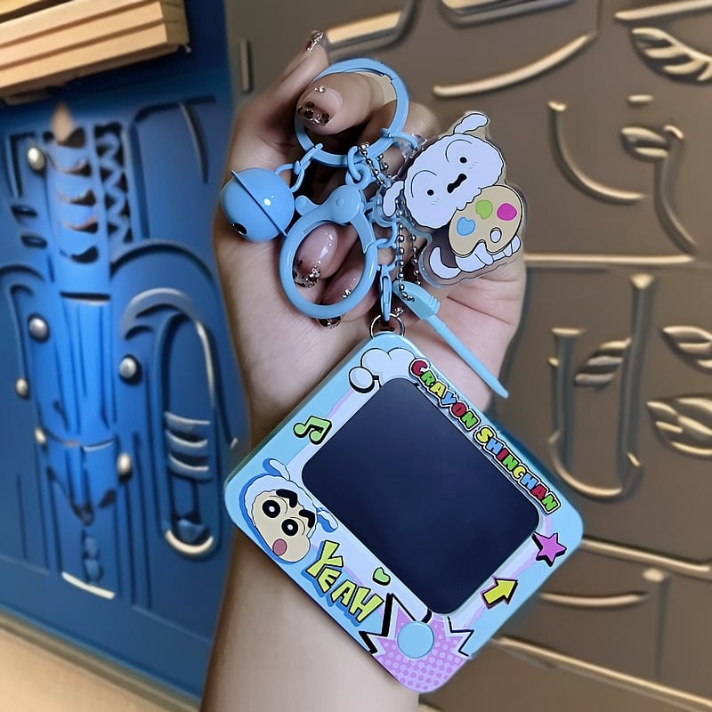 Μπρελόκ με μίνι ηλεκτρονικό πίνακα σχεδίασης για graffiti, συμπαγής πίνακας για τσάντες και αυτοκίνητα, γυναικείο αξεσουάρ