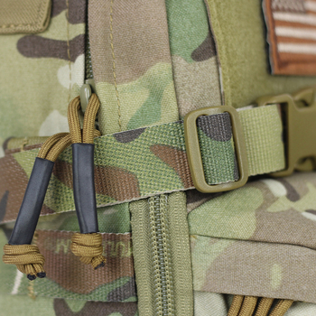 Тактически жилет с MOLLE и воден пакет за хидратация — лека унисекс конструкция, 500D нейлон, за открито
