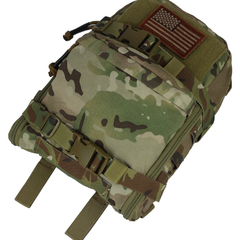 Тактически жилет с MOLLE и воден пакет за хидратация — лека унисекс конструкция, 500D нейлон, за открито