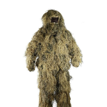 Ghillie kamuflažni kombinezon, vuneni uzorak, cijele godine, za odrasle, unisex, za preživljavanje u terenu