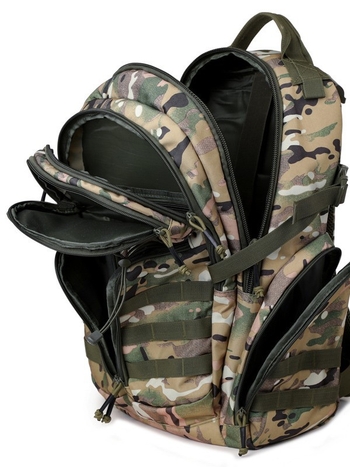 Тактическа планинска раница Gardenia 089 за outdoor спортове — водоустойчива, защита на гръб, Oxford материя, Nylon подплата, военен стил камуфляж