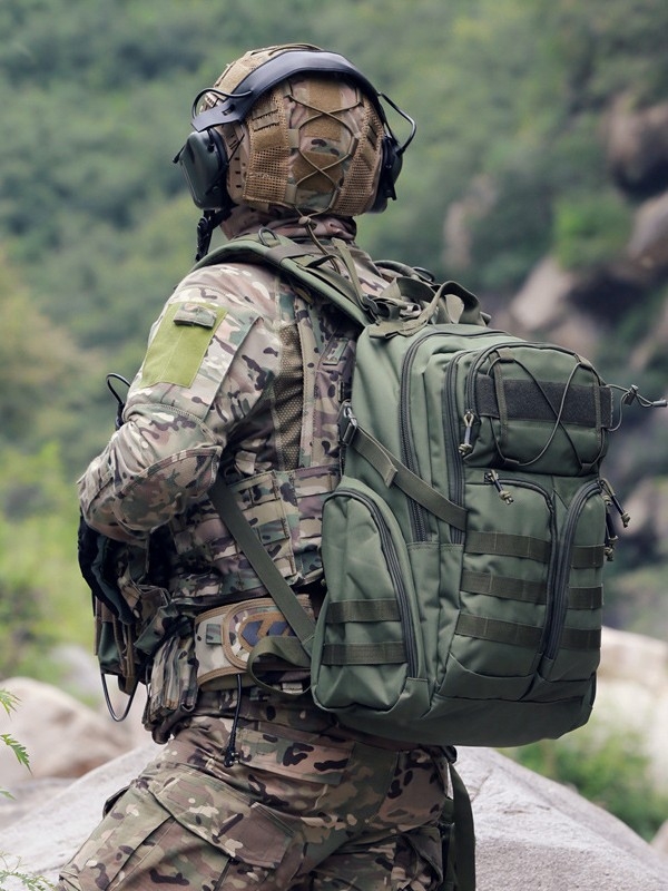 Тактическа планинска раница Gardenia 089 за outdoor спортове — водоустойчива, защита на гръб, Oxford материя, Nylon подплата, военен стил камуфляж