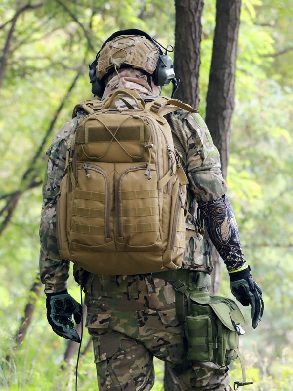 Тактическа планинска раница Gardenia 089 за outdoor спортове — водоустойчива, защита на гръб, Oxford материя, Nylon подплата, военен стил камуфляж