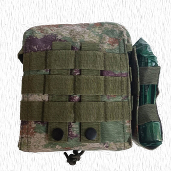 Портативен комплект за първа помощ – трето поколение, камуфлажна чанта за открити условия, лека външна конструкция, Oxford платно