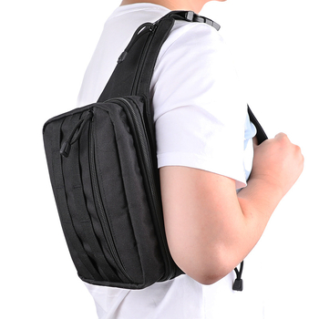 Тактическа гърдна чанта за outdoor с Oxford плат, персонализирана обработка, печат на лого и лицензиран частен етикет