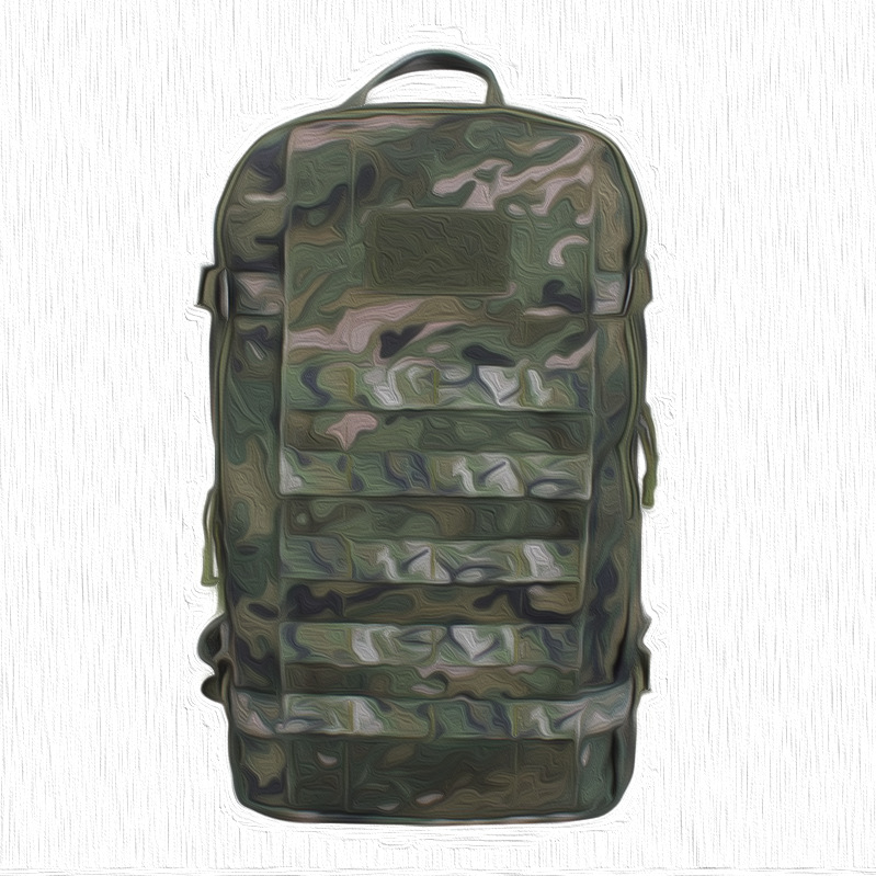 Kamuflažni ruksak za outdoor, velik kapacitet, višefunkcionalan, za planinarenje i kampiranje, unisex