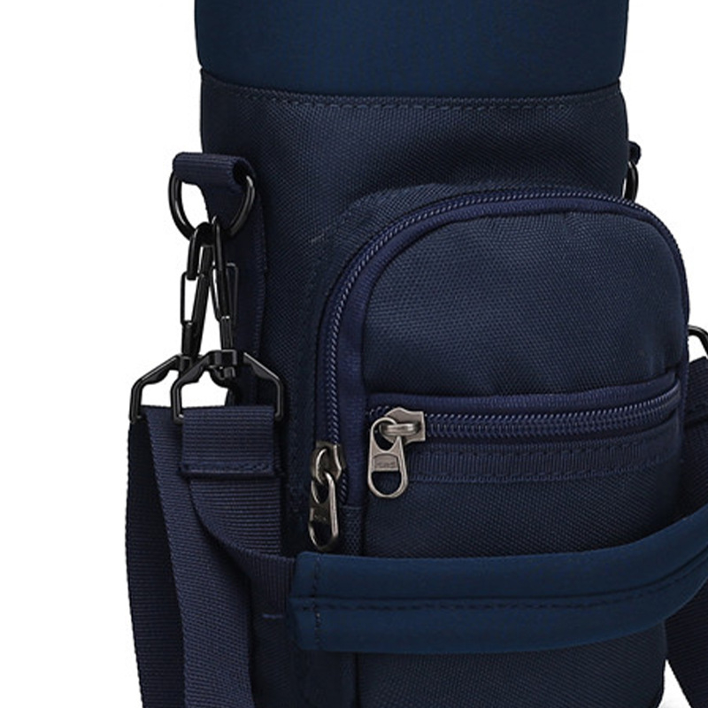 Crossbody taktička torbica za vodu s izolacijom — prijenosna torbica za vodu za kampiranje i planinarenje; materijal: 900D poliester; čvrst PP remen; unisex; vanjski sportovi