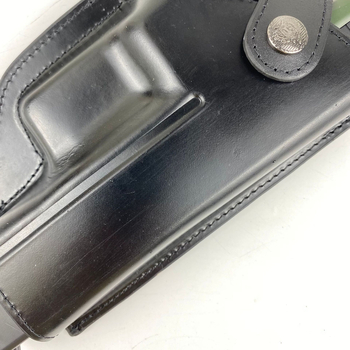 Glock G1/G18/G19 futrola za pojas od prave kože – Ying Niu Xin, koža prve klase, za otvorene sportove