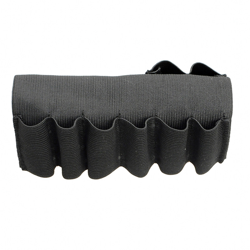 Set universal pentru suport muniție outdoor — stânga/dreapta, 8 găuri, cauciuc elastic, cu logo