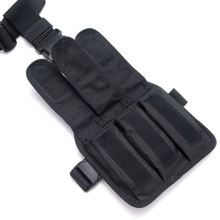 Taktički set za gležanj s torbom za alat i tri džepa za spremnike, od platna, za outdoor sportove, prozračan i proširiv