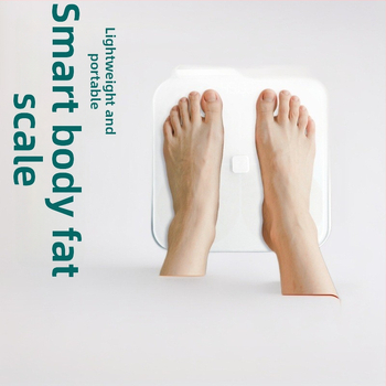 Везна за телесна мазнина с осем електрода, Bluetooth, 3-инчов дисплей, измерване на телесна мазнина и вода, до 150 кг