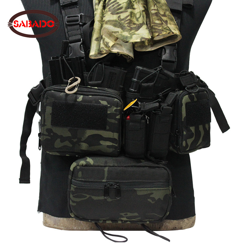 1000D vodootporna taktička torbica za pribor s MOLLE sustavom – kamuflaža, prozračna, otporna na habanje, za vanjske sportove