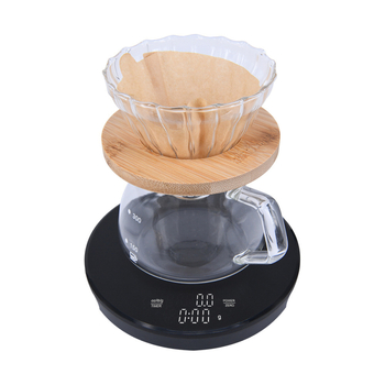 Електронна кухненска скала за еспресо с таймер, модел 321, капацитет 3 кг, електронно измерване, вградена презареждаща се батерия