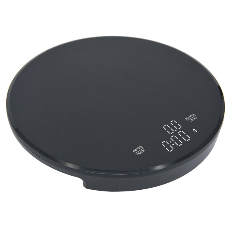 Електронна кухненска скала за еспресо с таймер, модел 321, капацитет 3 кг, електронно измерване, вградена презареждаща се батерия